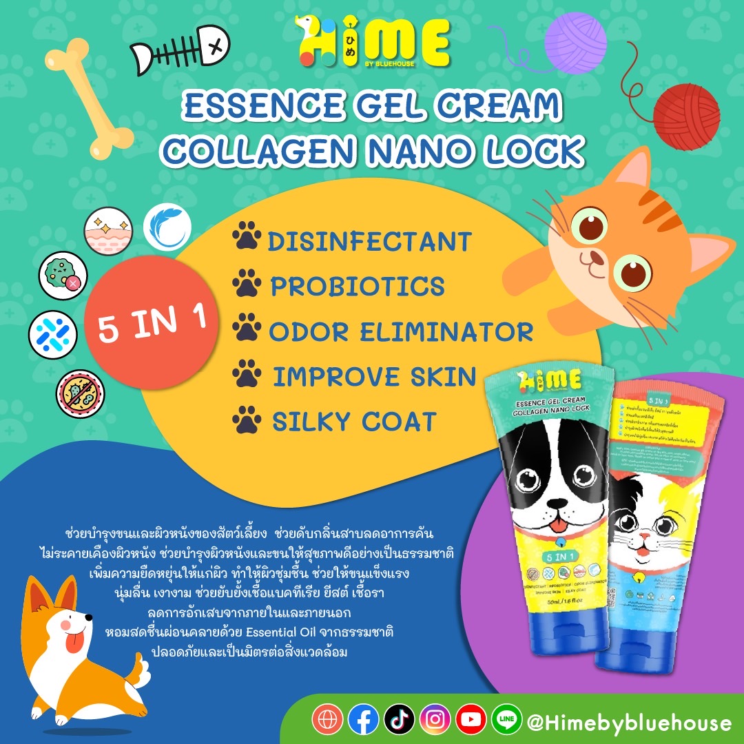 Hime Essence Gel Cream Collagen Nano Lock